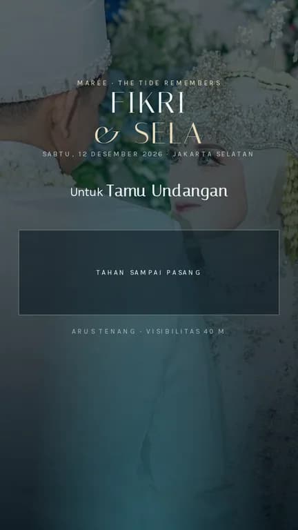 Pratinjau undangan Marée — Tide & Depth