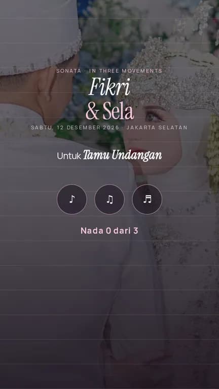 Pratinjau undangan Sonata — Three Movements